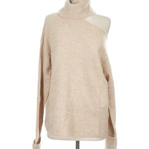 PAIGE Off-the-Shoulder Cream Sweater